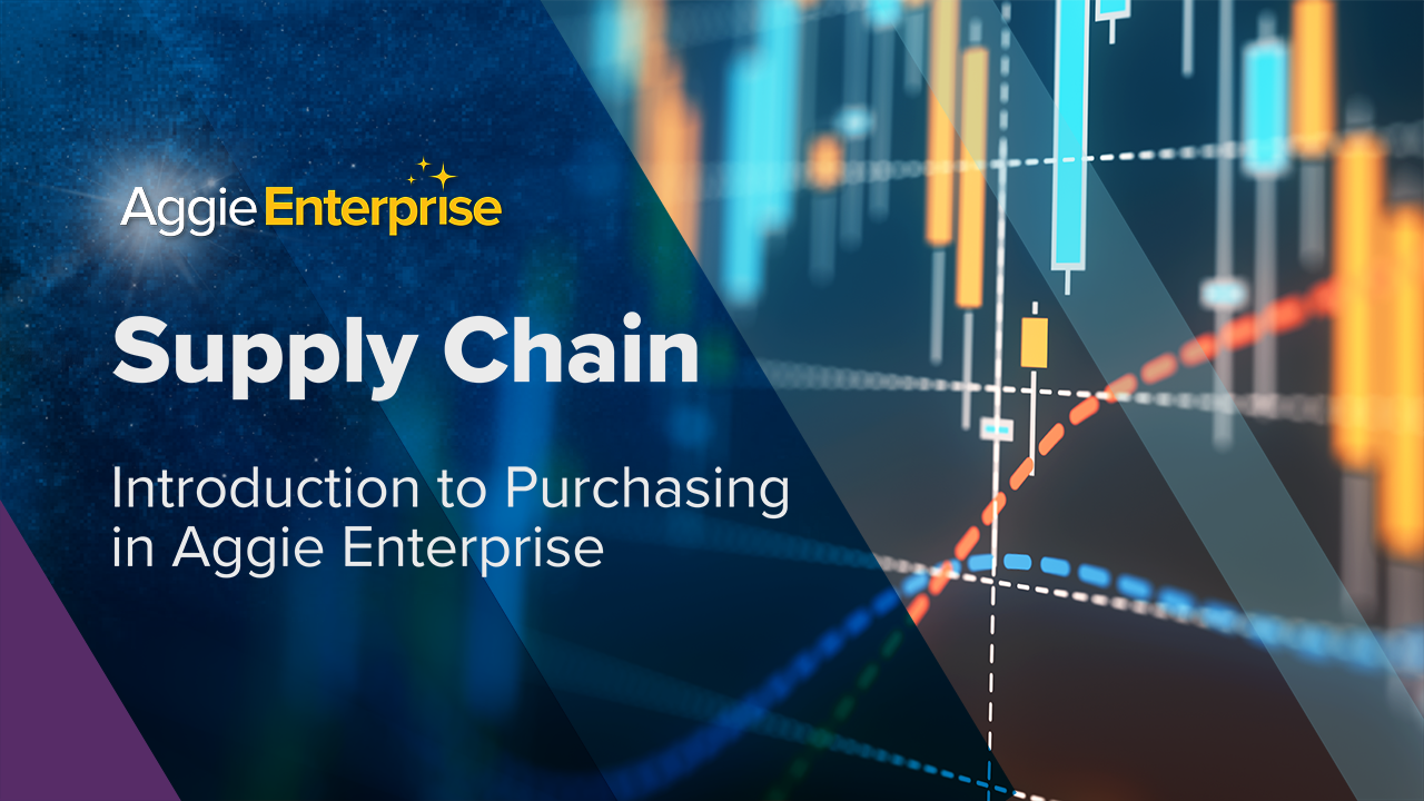 Supply chain aggie enterprise